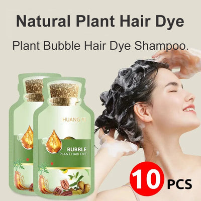 Natural Plant Hair Dye – Chemical-Free Color That Nourishes as It Transforms - 1+1 FREE