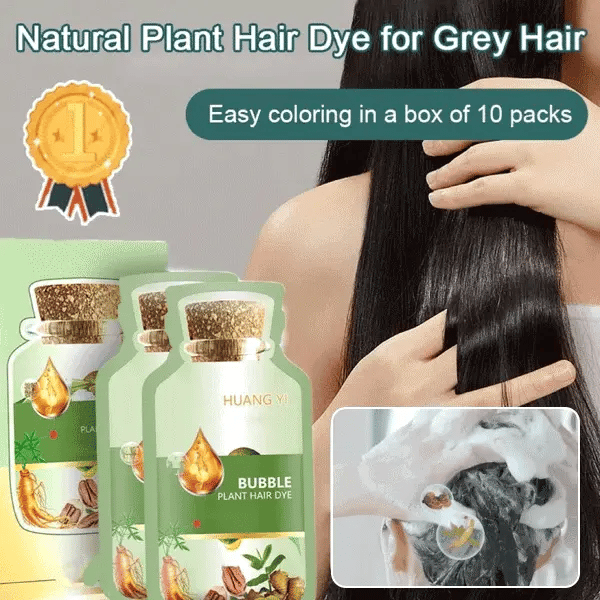 Natural Plant Hair Dye – Chemical-Free Color That Nourishes as It Transforms - 1+1 FREE