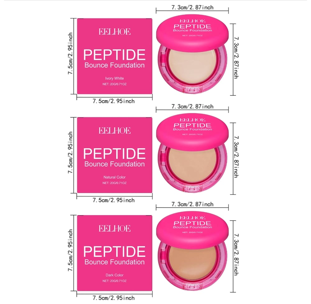 VelviSkin Peptide Bounce Balm Foundation – Hydrate, Blur, and Perfect Instantly - 50% OFF