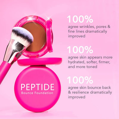Peptide Bounce Foundation - Hydrataing Skincare-Infused Balm with Buildable Coverage - 50% OFF
