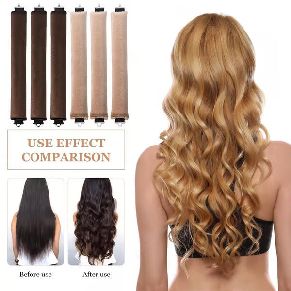 1 + 2 Free - Satin Smooth Curlers - Get effortless curls without heat damage