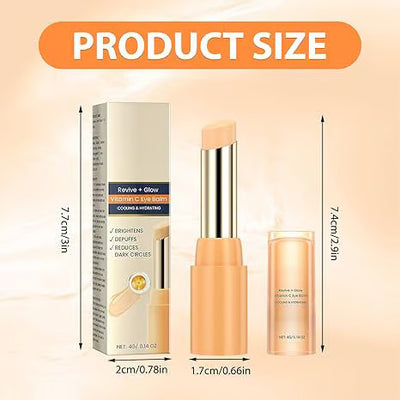 RadianceRevive Vitamin C Brightening Eye Balm – Touchless Cooling Stick - 1+1 FREE