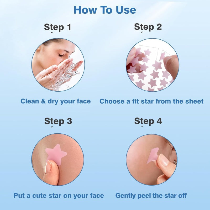 The Star Pimple Patches - Shrink Zits & Look Cute + 50% OFF