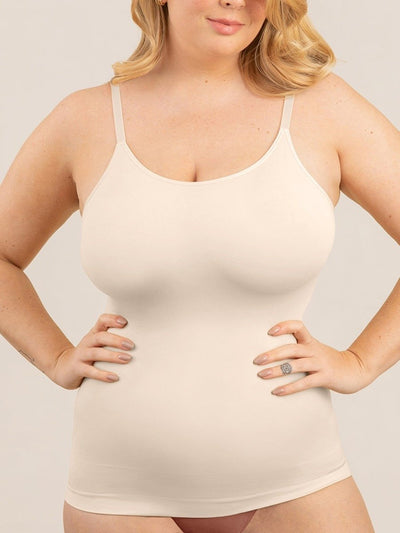 All Day Shaping Comfort Stretch Camisole - Seamless Tummy Control Tank - 50% OFF