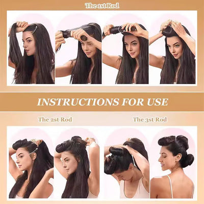 1 + 2 Free - Satin Smooth Curlers - Get effortless curls without heat damage