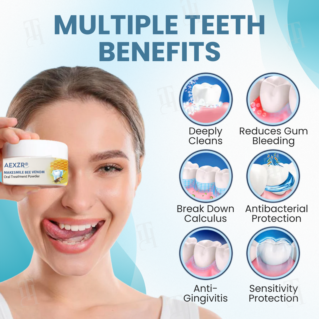 AEXZR Makesmile Powder - Stronger Teeth & Gums + 50% OFF