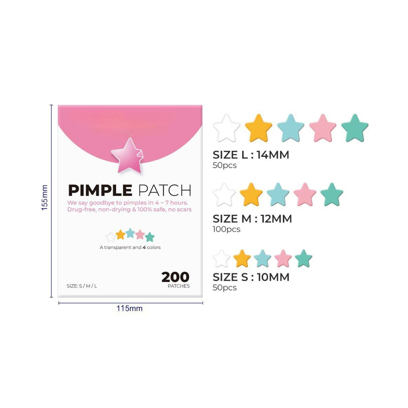The Star Pimple Patches - Shrink Zits & Look Cute + 50% OFF