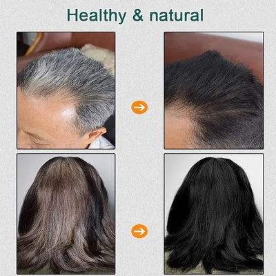 Natural Plant Hair Dye – Chemical-Free Color That Nourishes as It Transforms - 1+1 FREE