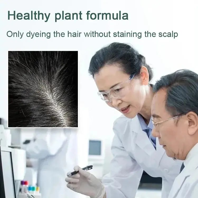 Natural Plant Hair Dye – Chemical-Free Color That Nourishes as It Transforms - 1+1 FREE