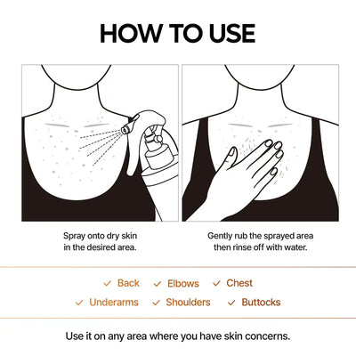 The Radiance Peel Spray - Smooth Bumps, Instant Glow + 50% OFF