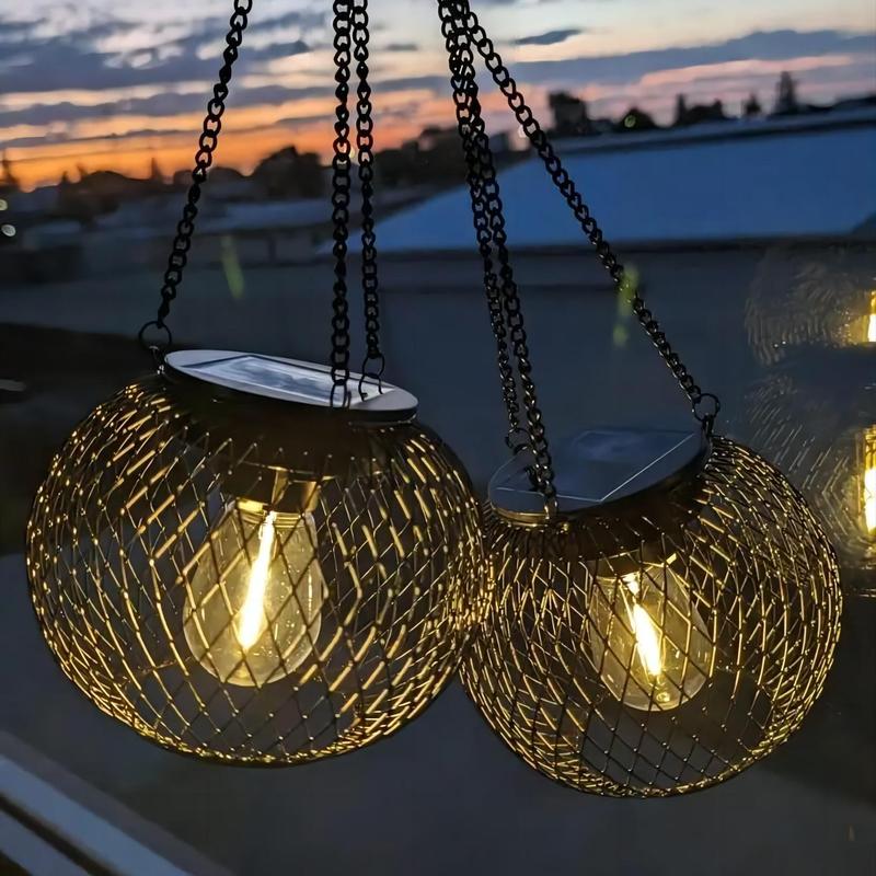 SunGlow Outdoor Solar Hanging Light – Illuminate Your Evenings with Eco-Friendly Elegance - 50% OFF