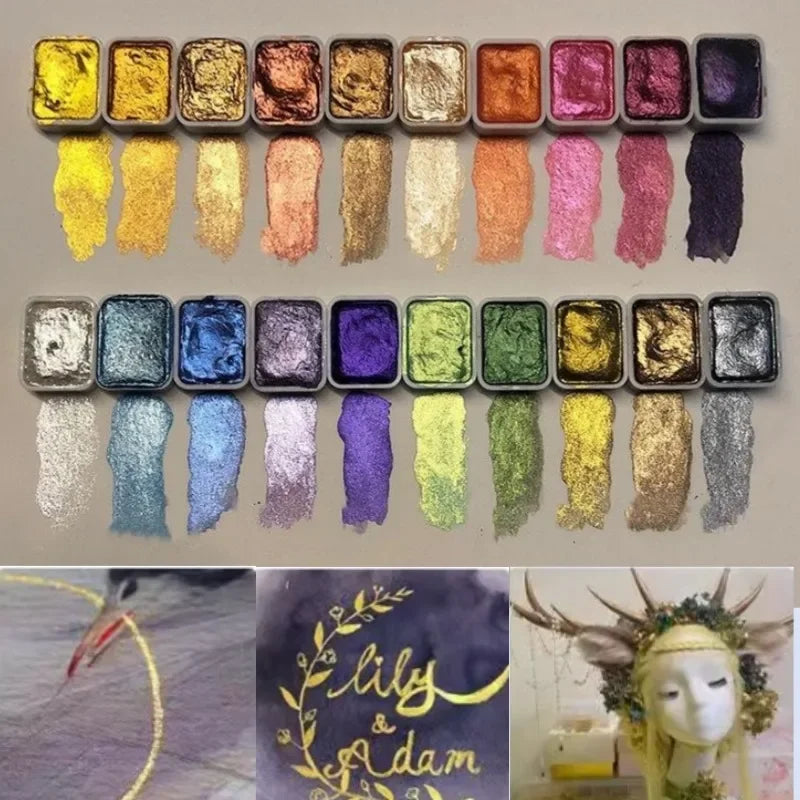 Kolorful Pearl Watercolor - A Magical Shimmer in Every Stroke + 50% OFF
